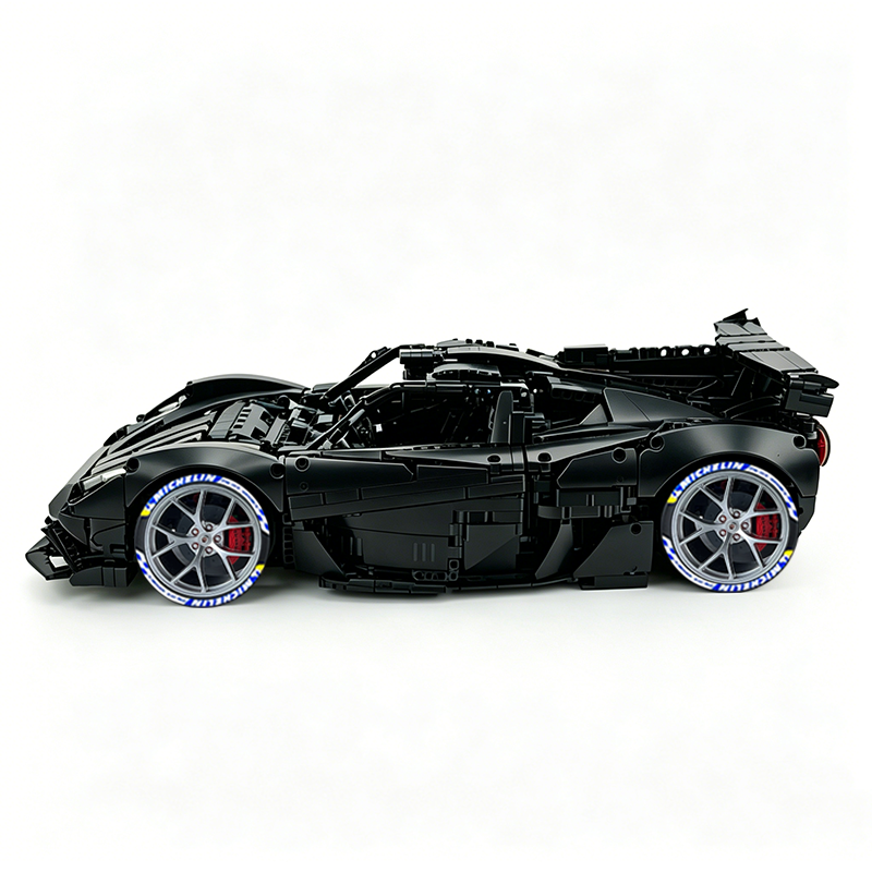 MOC-215951 1:8 Sports Car Gordon Murray Automotive T.50s Building Block Set 3427pcs Collectible Model Kit with Custom Wheels