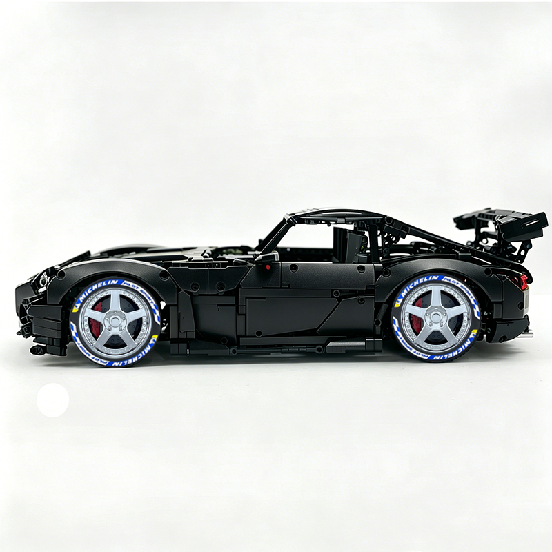 MOC-73939 1:8 Sports Car AMG GT R Black Series Building Block Set 2456 pcs Collectible Model Kit with Custom Wheels