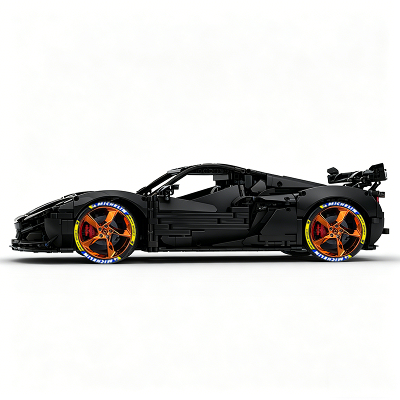 MOC-216686 1:8 Sports Car Corvette ZR1 2025 Building Block Set 3646pcs Collectible Model Kit with Custom Wheels