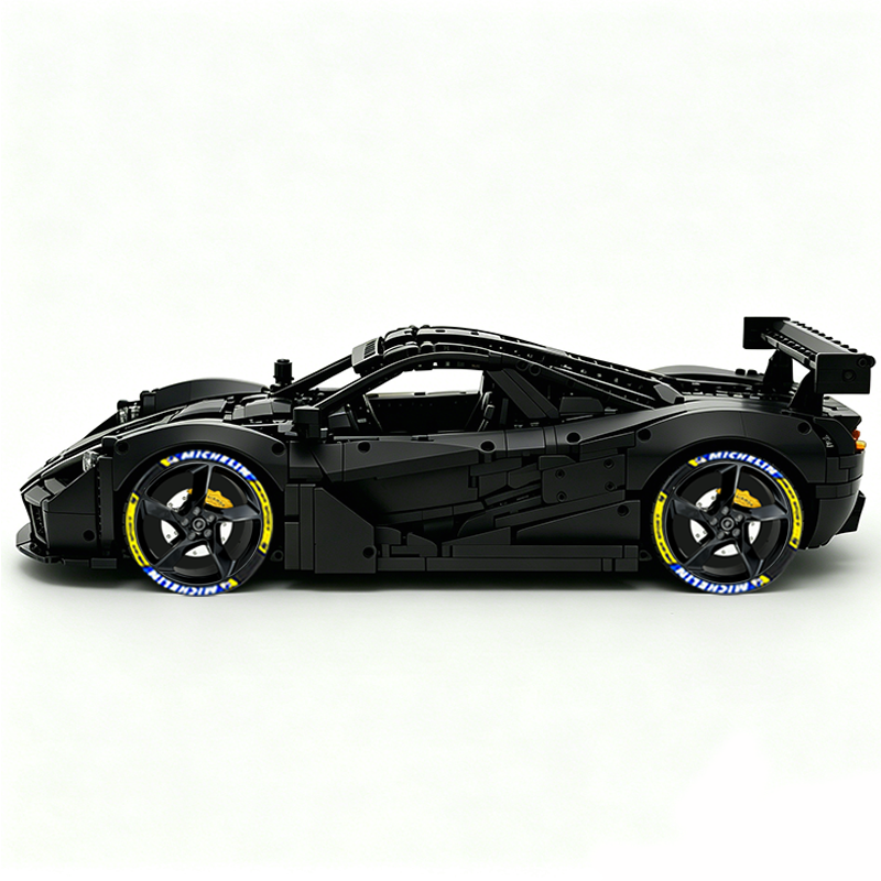 MOC-202525 1:8 Sports Car McLaren F1 GTR Concept Building Block Set 3473pcs Collectible Model Kit with Custom Wheels