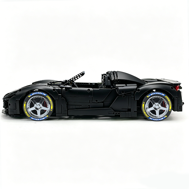 MOC-159171 1:8 Sports Car Porsche 918 Building Block Set 2266pcs Collectible Model Kit with Custom Wheels