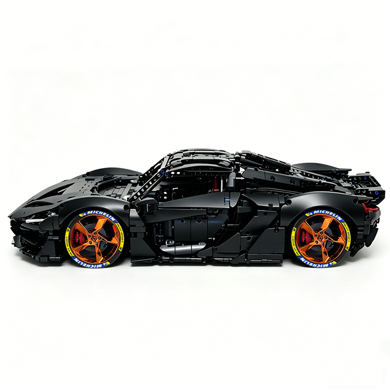 MOC-222472 1:8 Sports Car McLaren W1 Building Block Set 3442pcs Collectible Model Kit with Custom Wheels