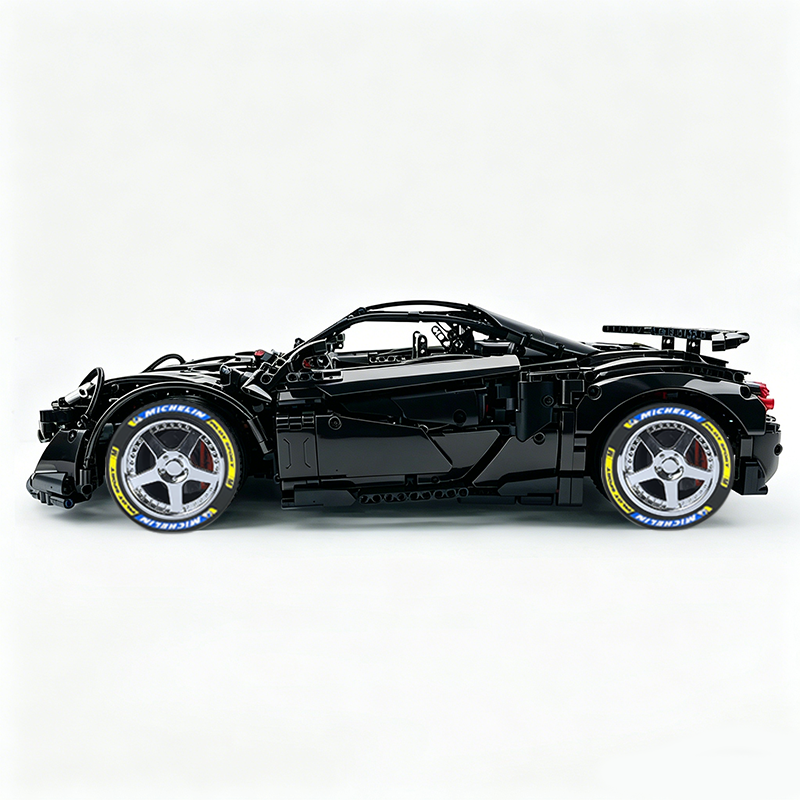MOC-190653 1:8 Sports Car McLaren 600LT Building Block Set 2688pcs Collectible Model Kit with Custom Wheels