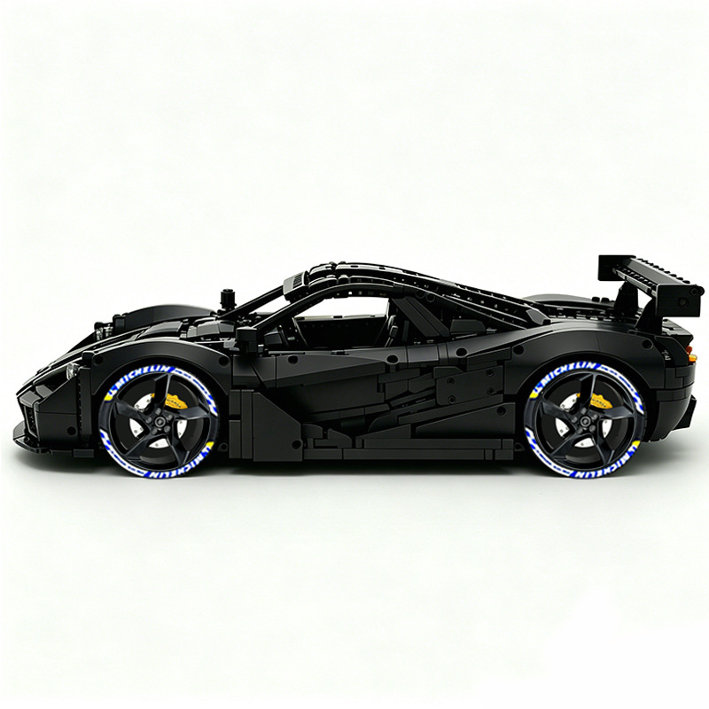 MOC-202525 1:8 Sports Car McLaren F1 GTR Concept Building Block Set 3473pcs Collectible Model Kit with Custom Wheels