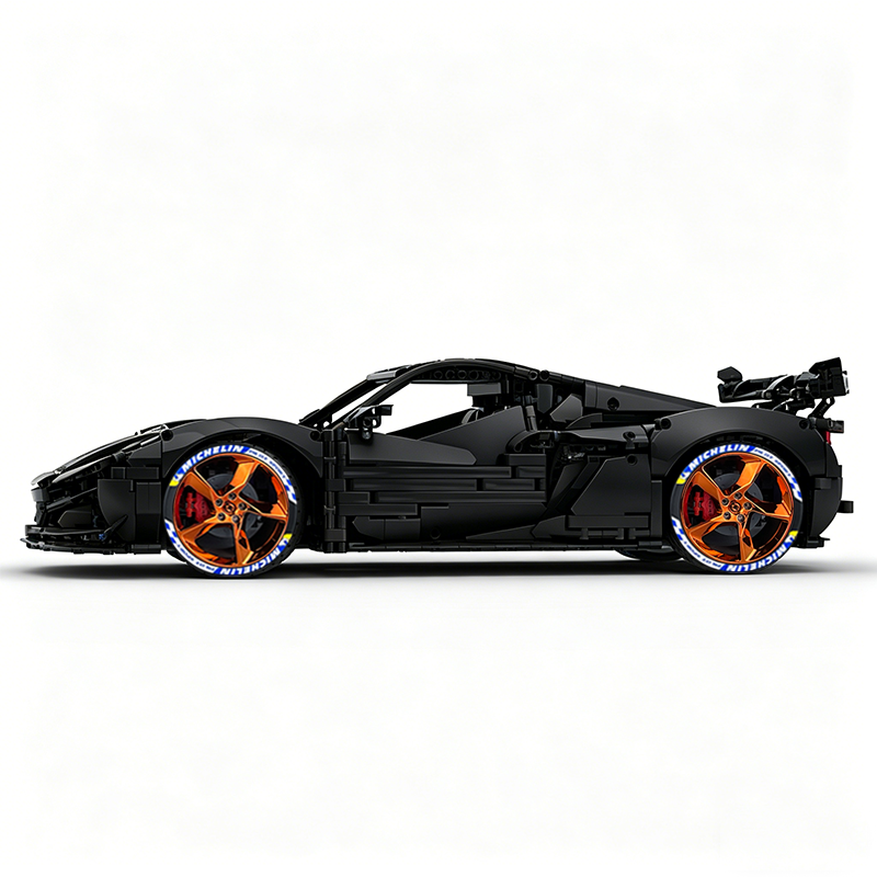 MOC-216686 1:8 Sports Car Corvette ZR1 2025 Building Block Set 3646pcs Collectible Model Kit with Custom Wheels