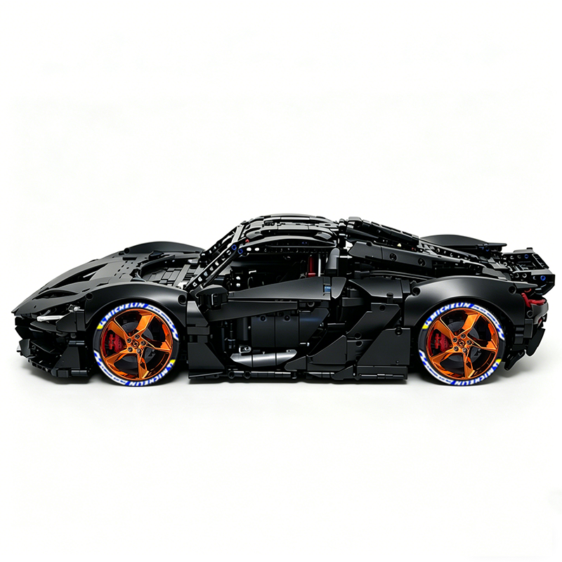 MOC-222472 1:8 Sports Car McLaren W1 Building Block Set 3442pcs Collectible Model Kit with Custom Wheels