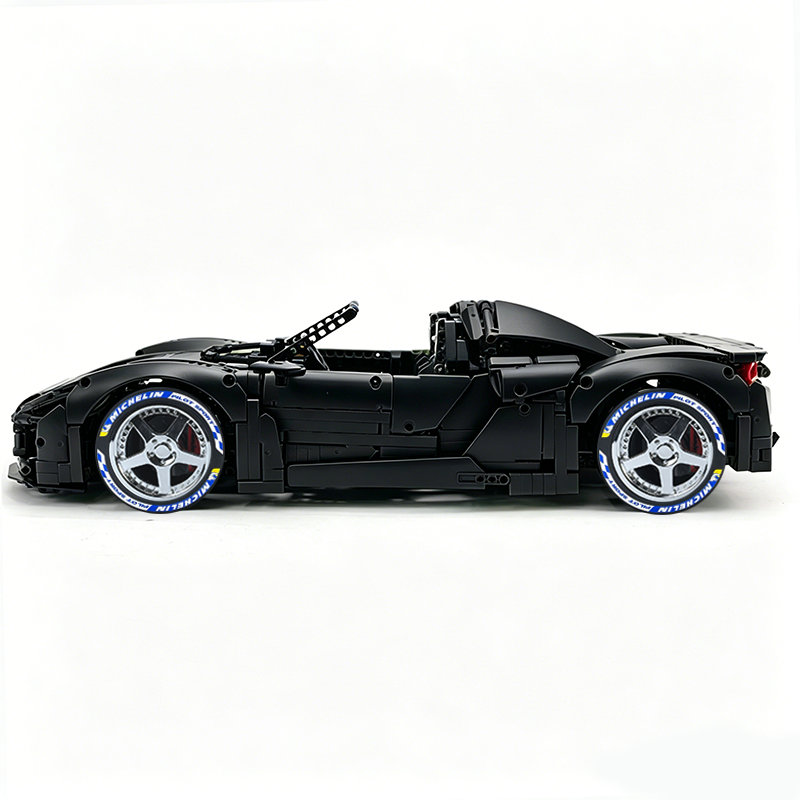 MOC-159171 1:8 Sports Car Porsche 918 Building Block Set 2266pcs Collectible Model Kit with Custom Wheels