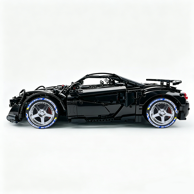 MOC-190653 1:8 Sports Car McLaren 600LT Building Block Set 2688pcs Collectible Model Kit with Custom Wheels