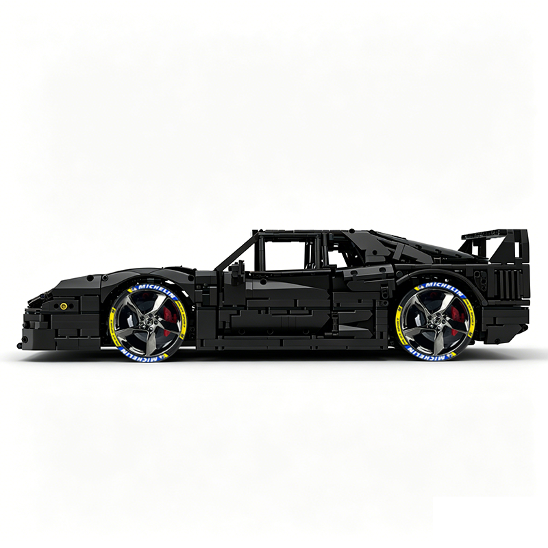 MOC-140404 1:8 Sports Car Ferrarі F40 Building Block Set 3603pcs Collectible Model Kit with Custom Wheels