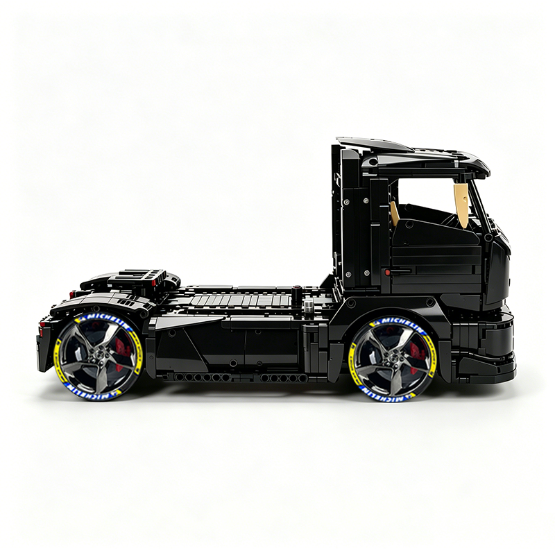 MOC-88792 1:11 Sports Car Race Truck Building Block Set 2064pcs Collectible Model Kit with Custom Wheels