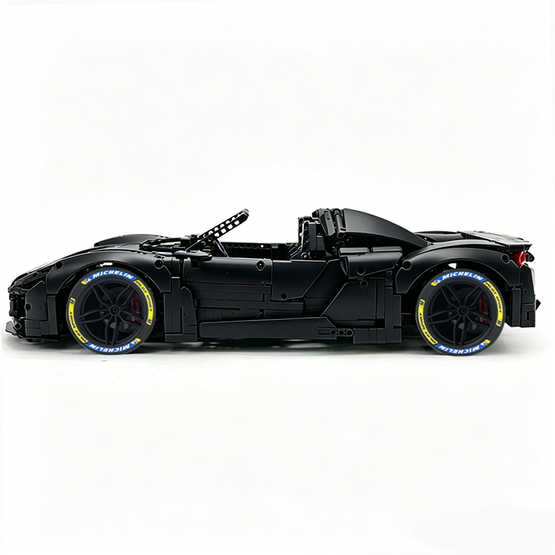 MOC-159171 1:8 Sports Car Porsche 918 Building Block Set 2266pcs Collectible Model Kit with Custom Wheels