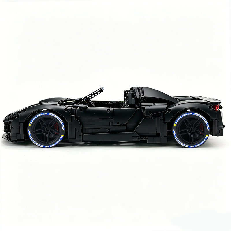 MOC-159171 1:8 Sports Car Porsche 918 Building Block Set 2266pcs Collectible Model Kit with Custom Wheels