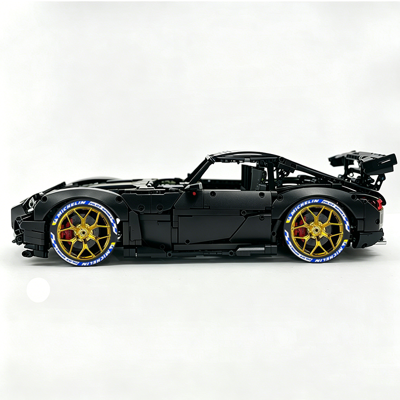 MOC-73939 1:8 Sports Car AMG GT R Black Series Building Block Set 2456 pcs Collectible Model Kit with Custom Wheels