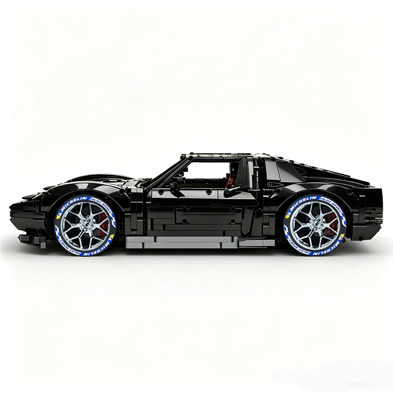 MOC-119000 1:8 Sports Car Lamborghini Miura Concept Building Block Set 3435pcs Collectible Model Kit with Custom Wheels