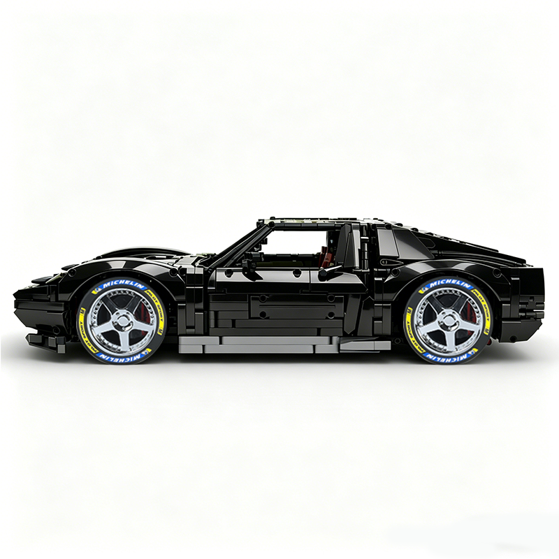 MOC-119000 1:8 Sports Car Lamborghini Miura Concept Building Block Set 3435pcs Collectible Model Kit with Custom Wheels