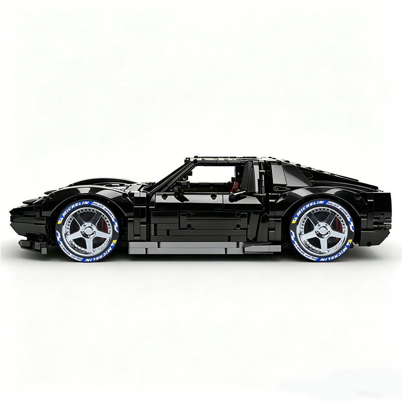 MOC-119000 1:8 Sports Car Lamborghini Miura Concept Building Block Set 3435pcs Collectible Model Kit with Custom Wheels