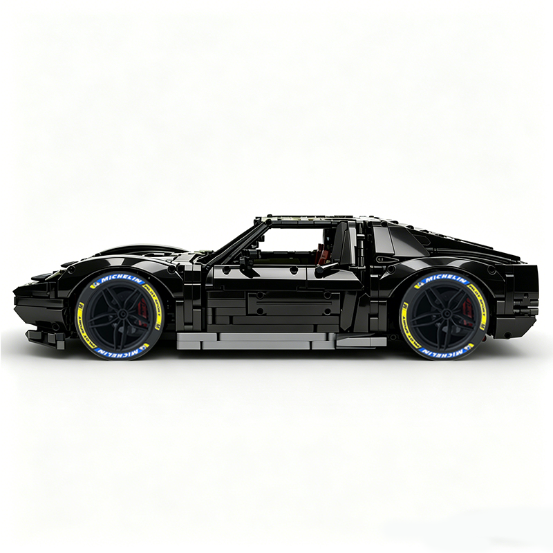 MOC-119000 1:8 Sports Car Lamborghini Miura Concept Building Block Set 3435pcs Collectible Model Kit with Custom Wheels