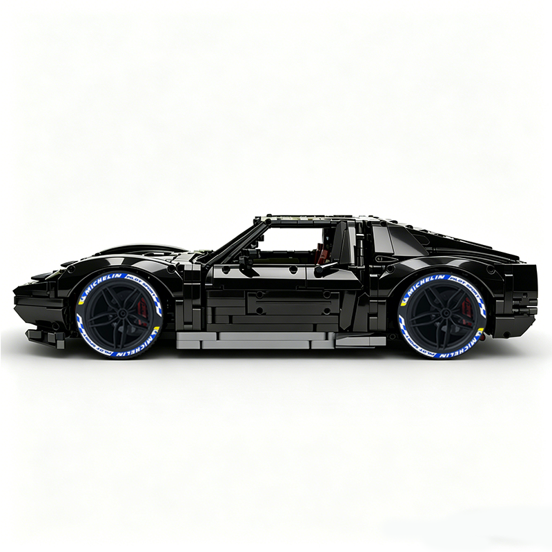 MOC-119000 1:8 Sports Car Lamborghini Miura Concept Building Block Set 3435pcs Collectible Model Kit with Custom Wheels