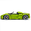 MOC-159171 1:8 Sports Car Porsche 918 Building Block Set 2266pcs Collectible Model Kit with Custom Wheels