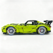 MOC-73939 1:8 Sports Car AMG GT R Black Series Building Block Set 2456 pcs Collectible Model Kit with Custom Wheels