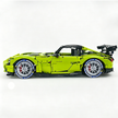 MOC-73939 1:8 Sports Car AMG GT R Black Series Building Block Set 2456 pcs Collectible Model Kit with Custom Wheels