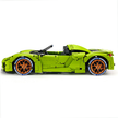 MOC-159171 1:8 Sports Car Porsche 918 Building Block Set 2266pcs Collectible Model Kit with Custom Wheels