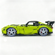 MOC-73939 1:8 Sports Car AMG GT R Black Series Building Block Set 2456 pcs Collectible Model Kit with Custom Wheels
