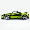 MOC-190653 1:8 Sports Car McLaren 600LT Building Block Set 2688pcs Collectible Model Kit with Custom Wheels
