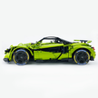 MOC-190653 1:8 Sports Car McLaren 600LT Building Block Set 2688pcs Collectible Model Kit with Custom Wheels