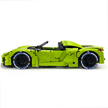 MOC-159171 1:8 Sports Car Porsche 918 Building Block Set 2266pcs Collectible Model Kit with Custom Wheels
