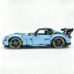 MOC-73939 1:8 Sports Car AMG GT R Black Series Building Block Set 2456 pcs Collectible Model Kit with Custom Wheels