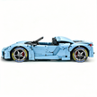 MOC-159171 1:8 Sports Car Porsche 918 Building Block Set 2266pcs Collectible Model Kit with Custom Wheels