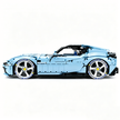 MOC-191495 1:8 Sports Car Ferrari 12Cilindri Building Block Set 3215 pcs Collectible Model Kit with Custom Wheels