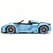 MOC-159171 1:8 Sports Car Porsche 918 Building Block Set 2266pcs Collectible Model Kit with Custom Wheels