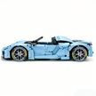 MOC-159171 1:8 Sports Car Porsche 918 Building Block Set 2266pcs Collectible Model Kit with Custom Wheels