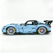 MOC-73939 1:8 Sports Car AMG GT R Black Series Building Block Set 2456 pcs Collectible Model Kit with Custom Wheels