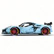 MOC-216686 1:8 Sports Car Corvette ZR1 2025 Building Block Set 3646pcs Collectible Model Kit with Custom Wheels