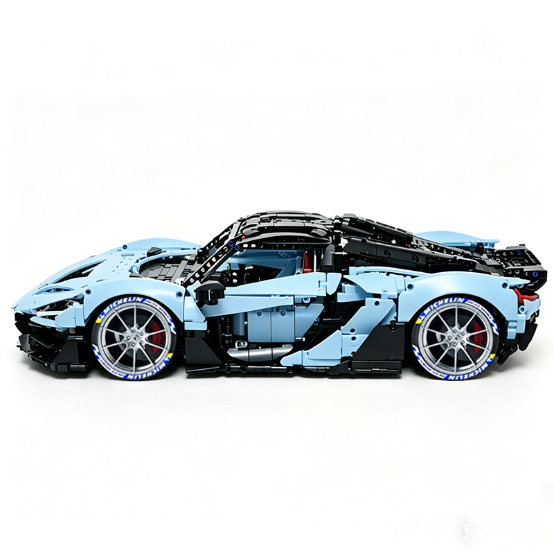 MOC-222472 1:8 Sports Car McLaren W1 Building Block Set 3442pcs Collectible Model Kit with Custom Wheels