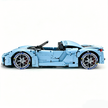 MOC-159171 1:8 Sports Car Porsche 918 Building Block Set 2266pcs Collectible Model Kit with Custom Wheels