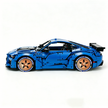 MOC-165802 1:8 Sports Car Ford Mustang Shelby GT500 Concept Building Block Set 3152pcs Collectible Model Kit with Custom Wheels