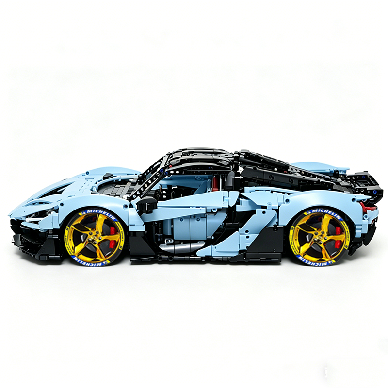 MOC-222472 1:8 Sports Car McLaren W1 Building Block Set 3442pcs Collectible Model Kit with Custom Wheels