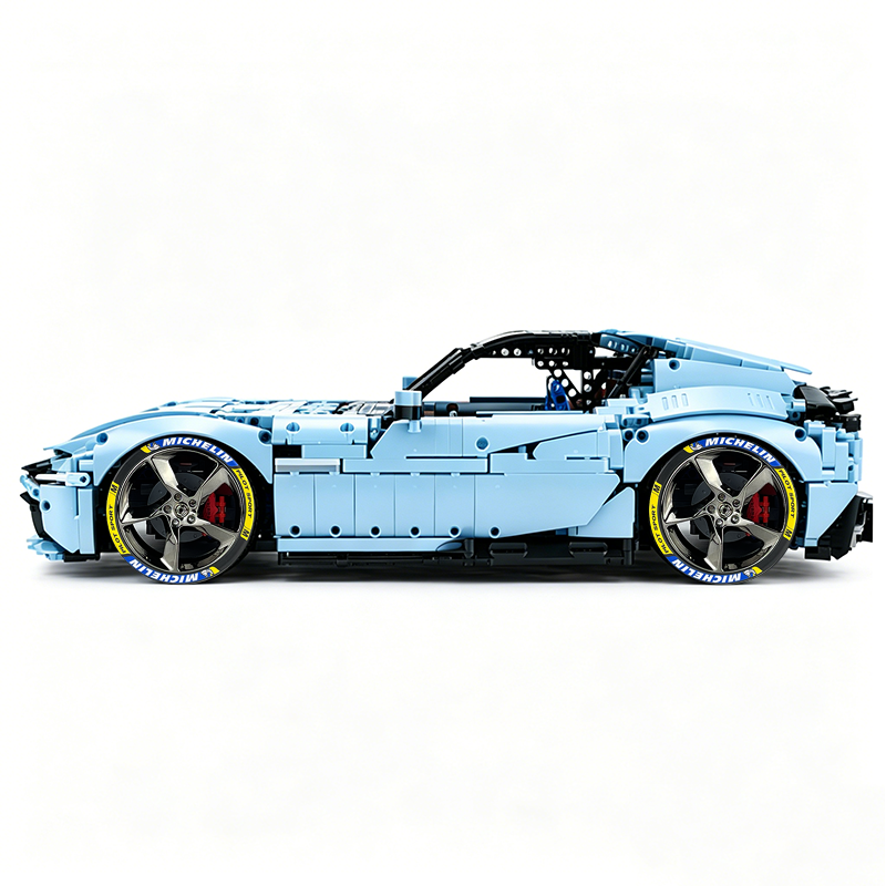 MOC-191495 1:8 Sports Car Ferrari 12Cilindri Building Block Set 3215 pcs Collectible Model Kit with Custom Wheels