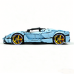 MOC-194680 1:8 Sports Car Ferrari LaFerrari Building Block Set 3636pcs Collectible Model Kit with Custom Wheels