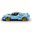 MOC-261024 1:8 Sports Car Ferrarl SC40 Building Block Set 2898pcs Collectible Model Kit with Custom Wheels