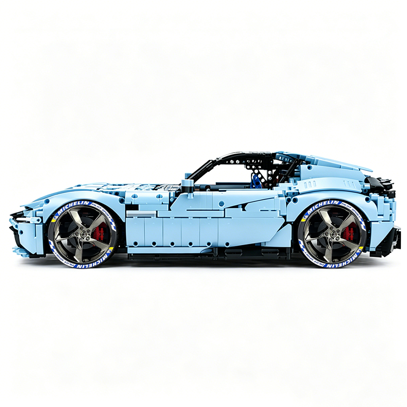 MOC-191495 1:8 Sports Car Ferrari 12Cilindri Building Block Set 3215 pcs Collectible Model Kit with Custom Wheels