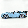 MOC-73939 1:8 Sports Car AMG GT R Black Series Building Block Set 2456 pcs Collectible Model Kit with Custom Wheels