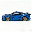 MOC-165802 1:8 Sports Car Ford Mustang Shelby GT500 Concept Building Block Set 3152pcs Collectible Model Kit with Custom Wheels