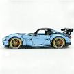 MOC-73939 1:8 Sports Car AMG GT R Black Series Building Block Set 2456 pcs Collectible Model Kit with Custom Wheels