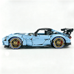 MOC-73939 1:8 Sports Car AMG GT R Black Series Building Block Set 2456 pcs Collectible Model Kit with Custom Wheels