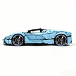 MOC-194680 1:8 Sports Car Ferrari LaFerrari Building Block Set 3636pcs Collectible Model Kit with Custom Wheels